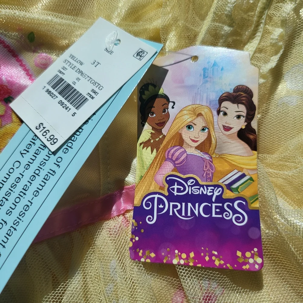 NWT Toddler girls Disney princess nightgown 3t - Picture 6 of 7